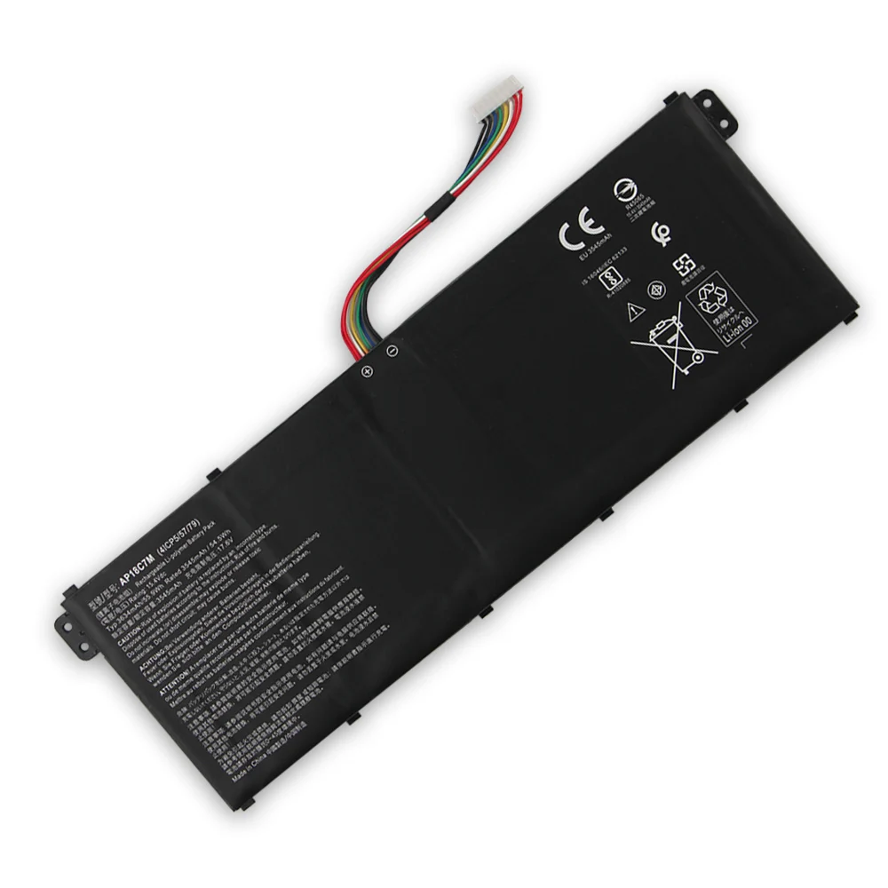 Фото AP18C7K AP18C7M аккумулятор для Acer Swift 5 3 SF514-54GT SF313-52T SF514-54T SF514-55T Сменные аккумуляторы 3634 мАч №4