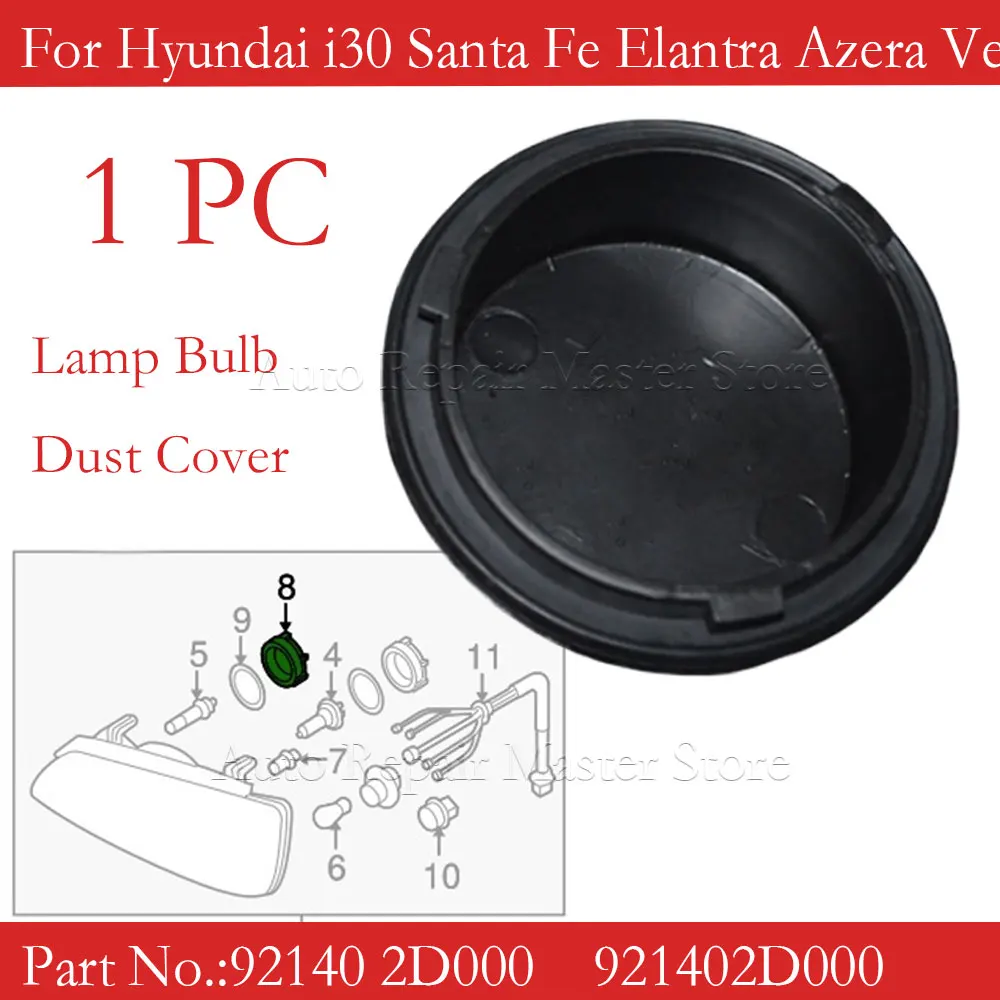 921402D000 пылезащитная крышка лампы фары для Hyundai i30 Santa Fe Elantra Azera Veloster Equus Sonata Kia Optima Sportage