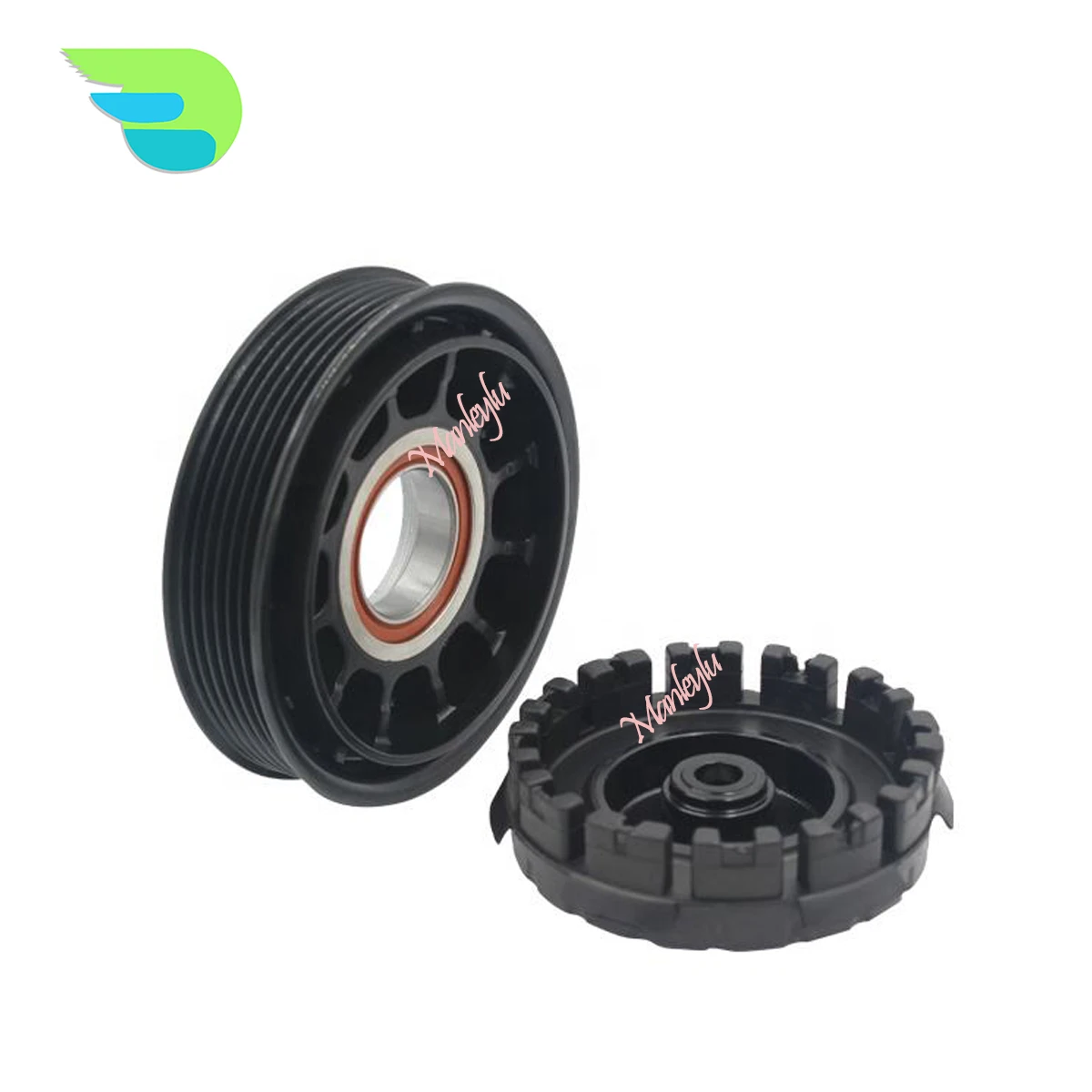 Фото Шкив сцепления компрессора кондиционера для Denso 7SES17C для Toyota Camry V70 70 ASV70 2AR 8831033320 88310-33320 447280-8704 №2
