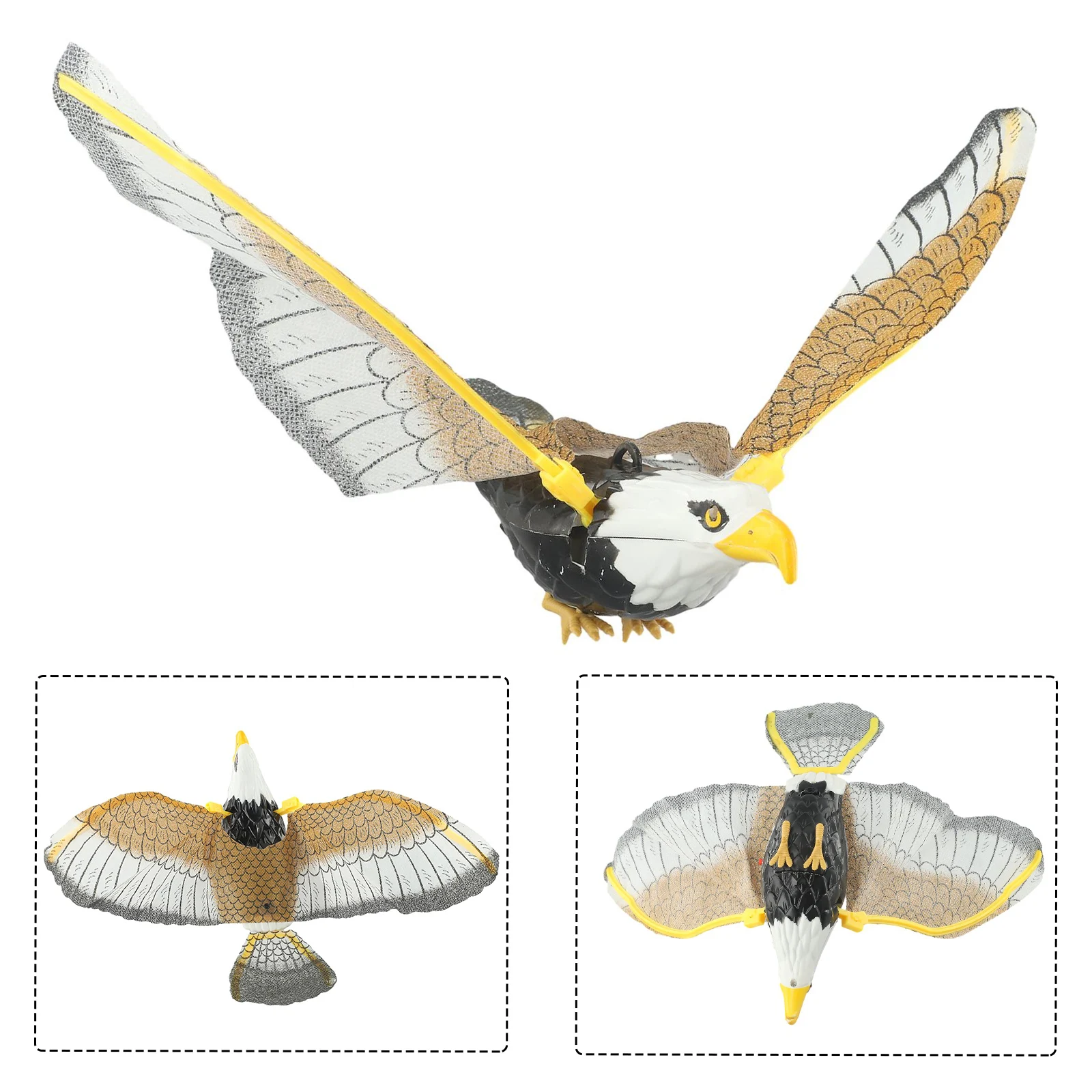 Фото Отпугиватель птиц, Eagle, летающая птица, ястреб 43*25 см, приманка, страшник, украшение сада, фермы №4