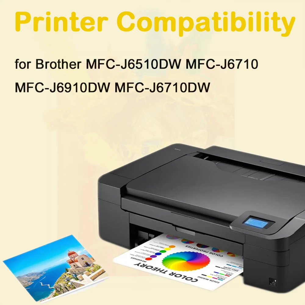Фото einkshop многоразовый картридж LC79 LC71 LC1280 LC75 LC1240 LC73 для Brother MFC-J6510DW MFC-J6710 MFC-J6910DW MFC-J6710DW №2
