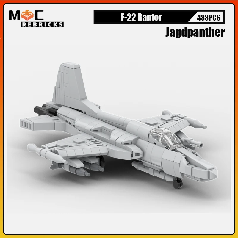 MOC F-5C Skoshi Tiger Военная модель самолета с техническими кирпичами DIY Сборка игрушки в подарок для мальчиков и девочек