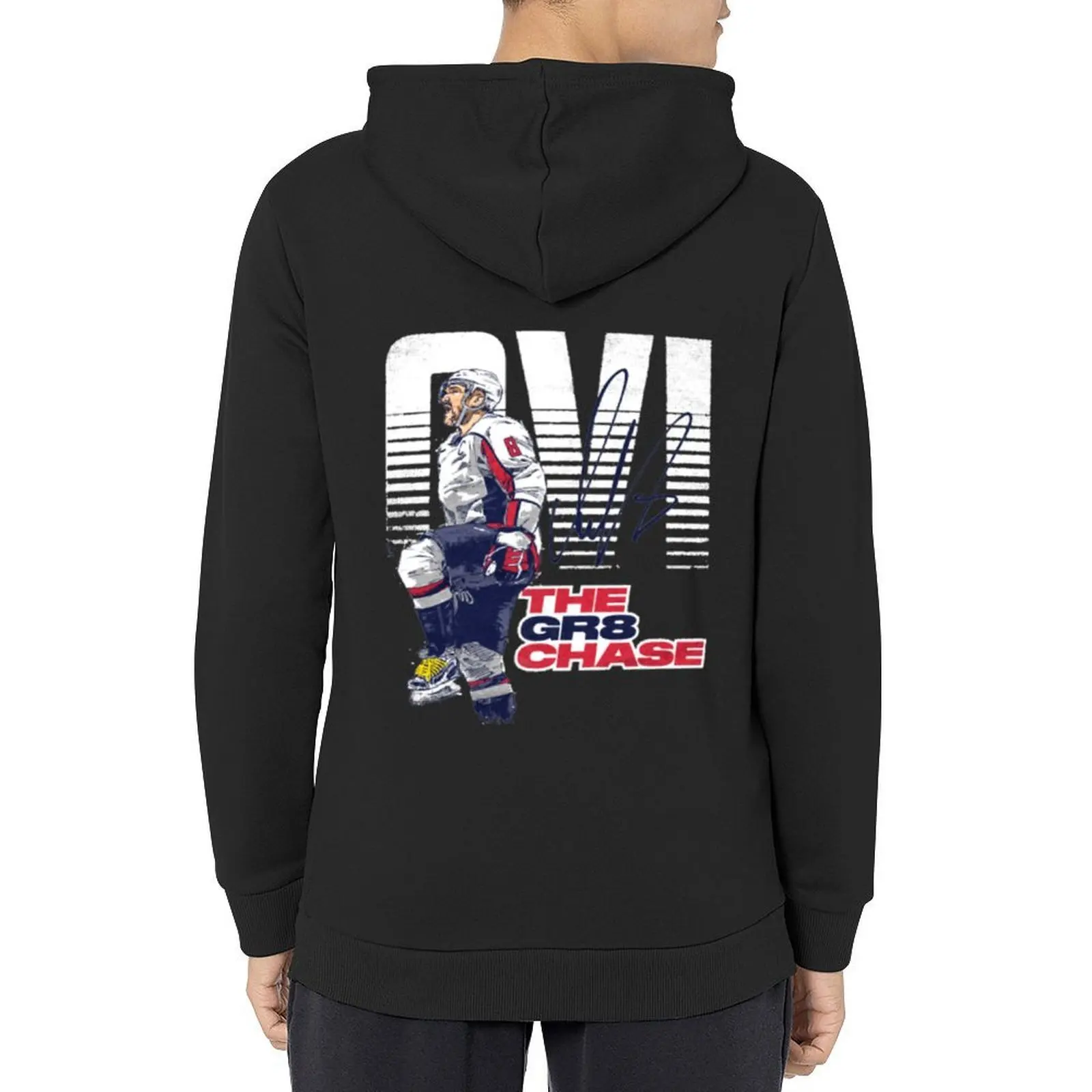 Alex Ovechkin the Gr chase Толстовка мужская одежда корейский стиль одежда рубашка с капюшоном мужская толстовка