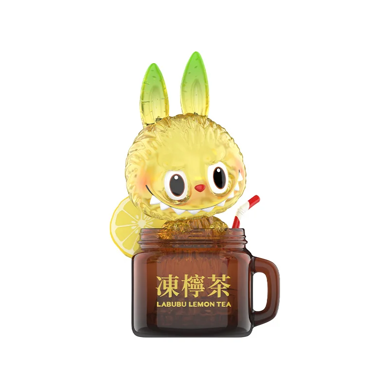 POPMART Bubble Mart Labubu Elf LABUBU Ice Lemon Tea Ручная работа Настольные украшения Подвесная карта (art.: 3920cd96845b5) - 3920cd96845b5
