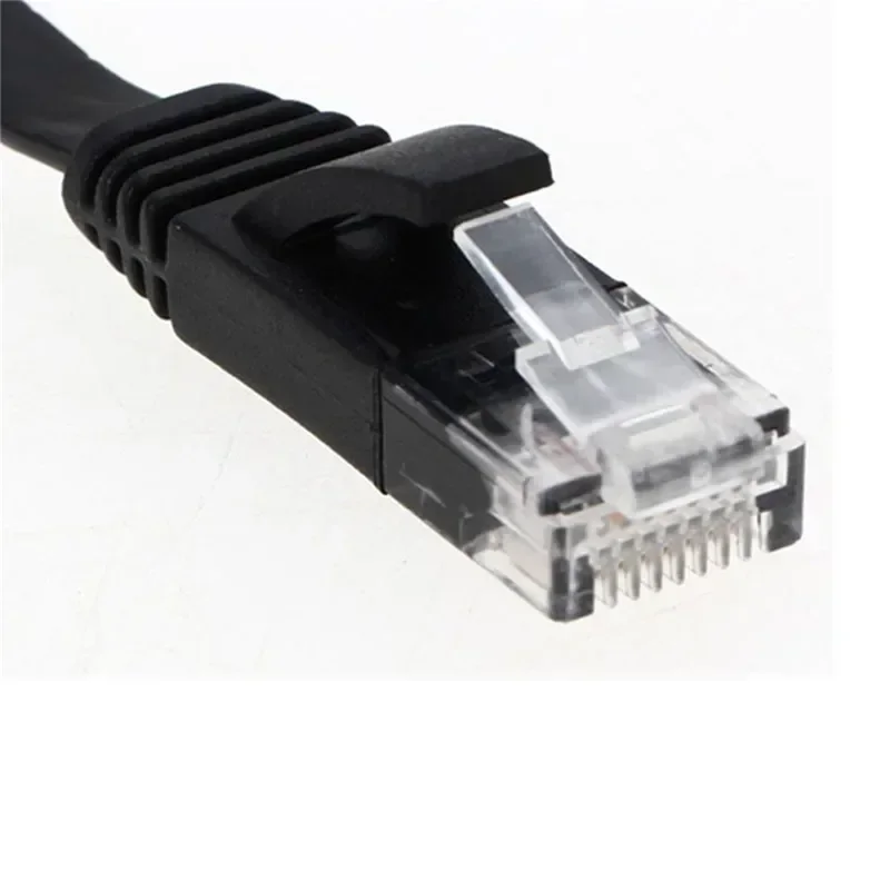 Фото Сетевой кабель RJ45 Cat, 6 кабелей Ethernet, 10 метров, 15 м, 20 м, 30 м, RJ 45, плоский сетевой кабель Cat6, Сетевой провод 1 м, 2 м, 3 м, 5 м, 10 Гбит/с №5