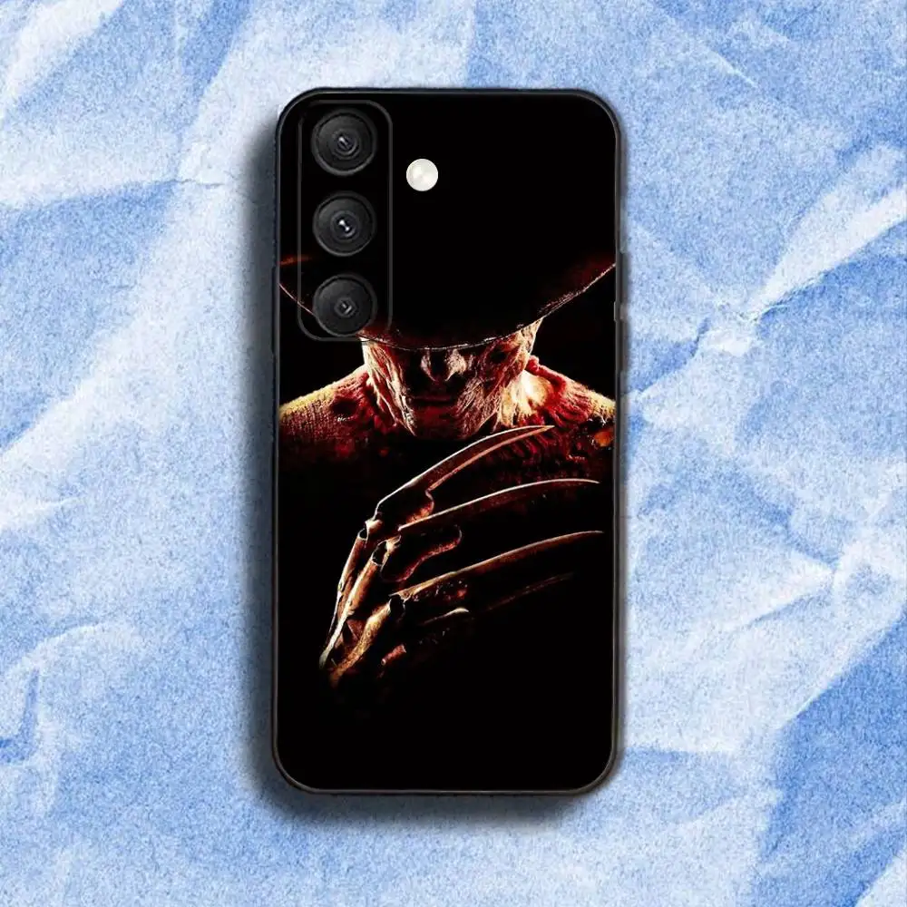 Фото Чехол для телефона Freddy H-Horror-s KruegerS для Samsung S 25,24,23,22,30,21,10,9,Ultra,Plus,Lite,FE,4,5G, черный мягкий чехол №5
