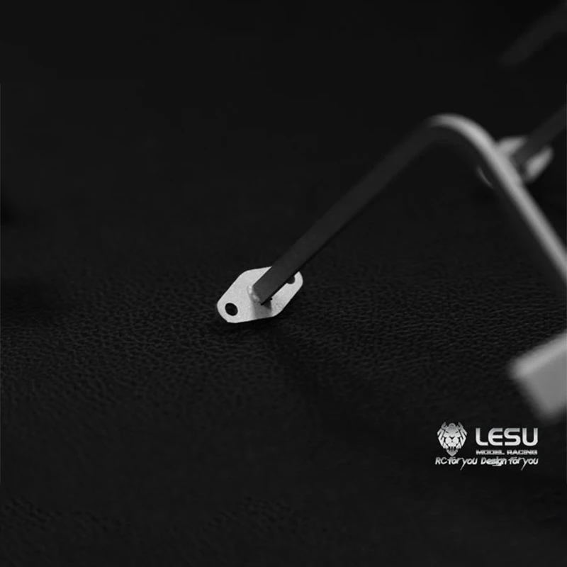 Фото Боковое ограждение 1/14 LESU Tamiya, грязевой бампер для грузовика, украшение для топливного бака, аксессуары для модели LS20160901-F №2