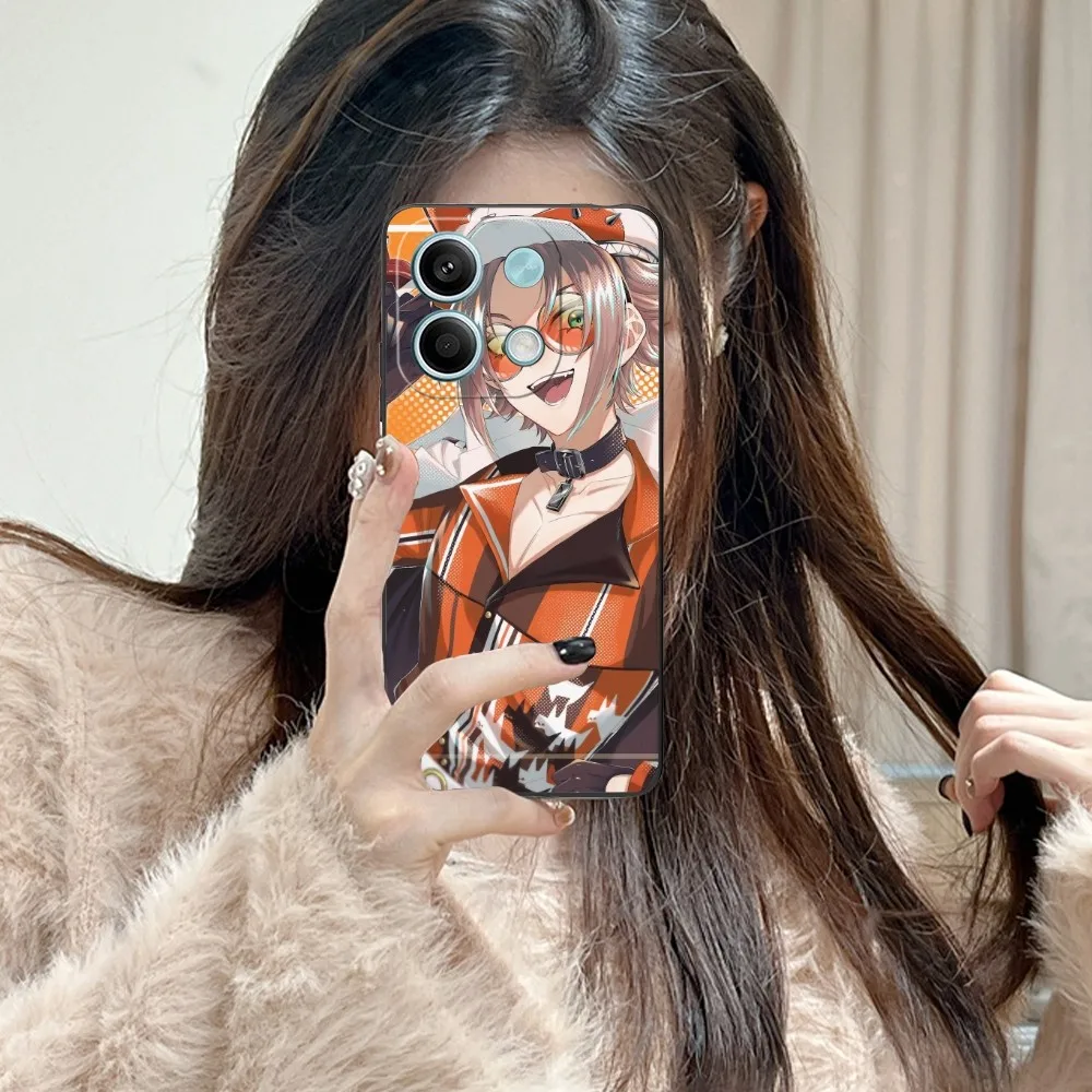 Фото Чехол для мобильного телефона с изображением аниме Mysta Rias для Xiaomi Redmi Note 13 12 11 10 9 POCO F4 F5 M5 X5 Pro Plus 5G Black Cover Funda №3