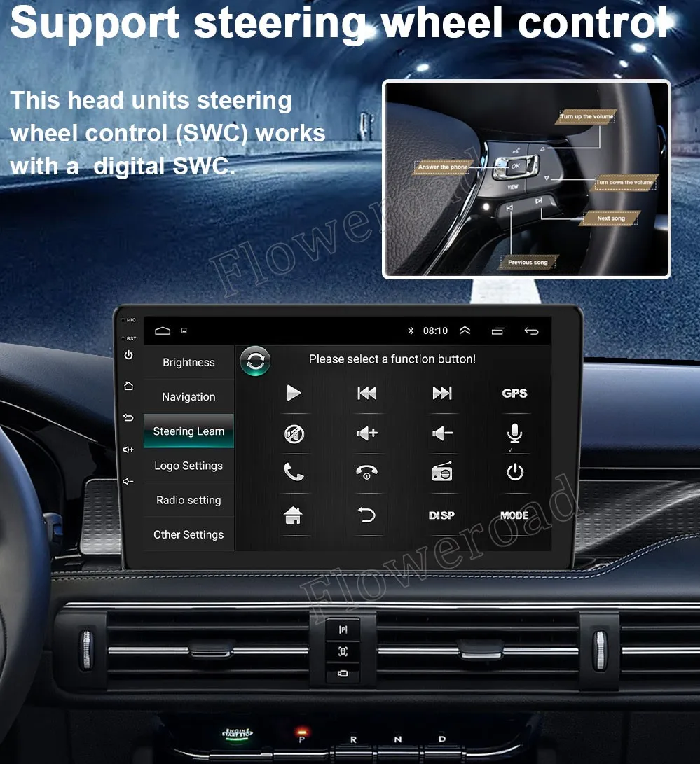 Фото Автомобильный радиоприемник Android 13 для Hyundai Elantra Avante I35 2011-2013 2014 2015 2016, мультимедийный плеер, GPS-навигация, 2 din, стерео DVD №4