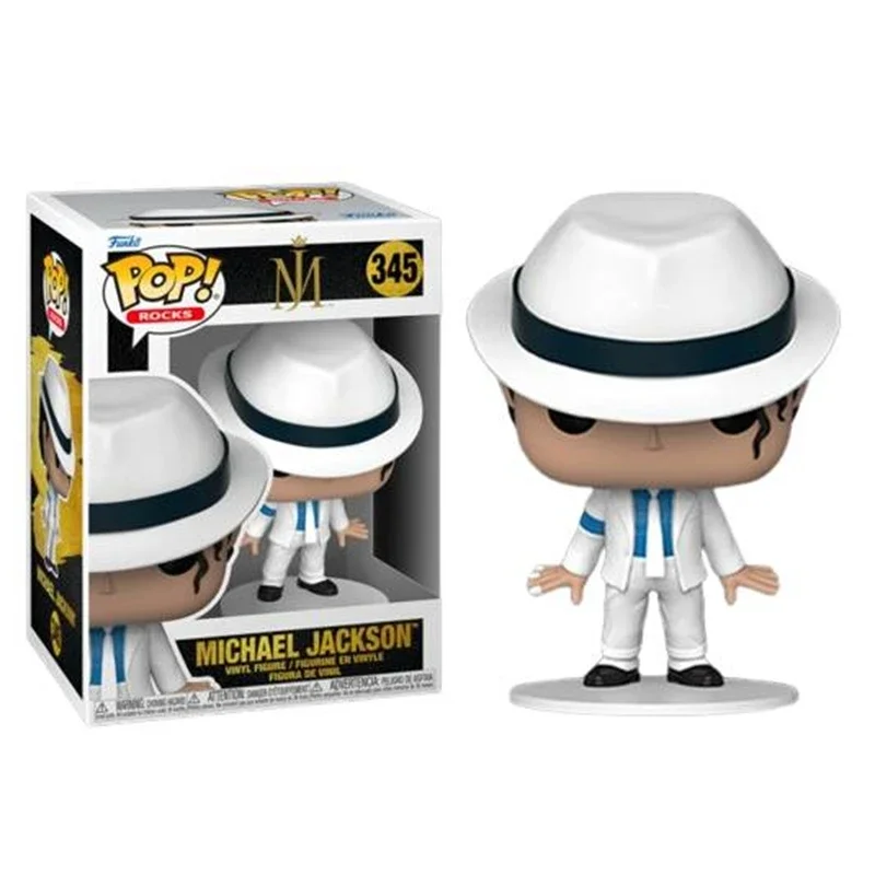 Новинка 2024, виниловые экшн-фигурки Funko Pop Rocks со звездами, модель 345, коллекция кукол, рождественские подарки для подарка