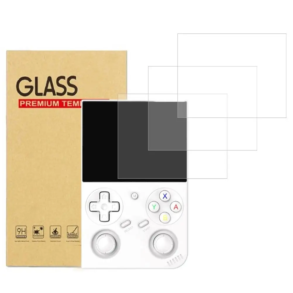 Защитная пленка для игровой консоли RG35XX Pro RG35XX, закаленная пленка высокой четкости, 9H Pro, портативная пленка S0Z7
