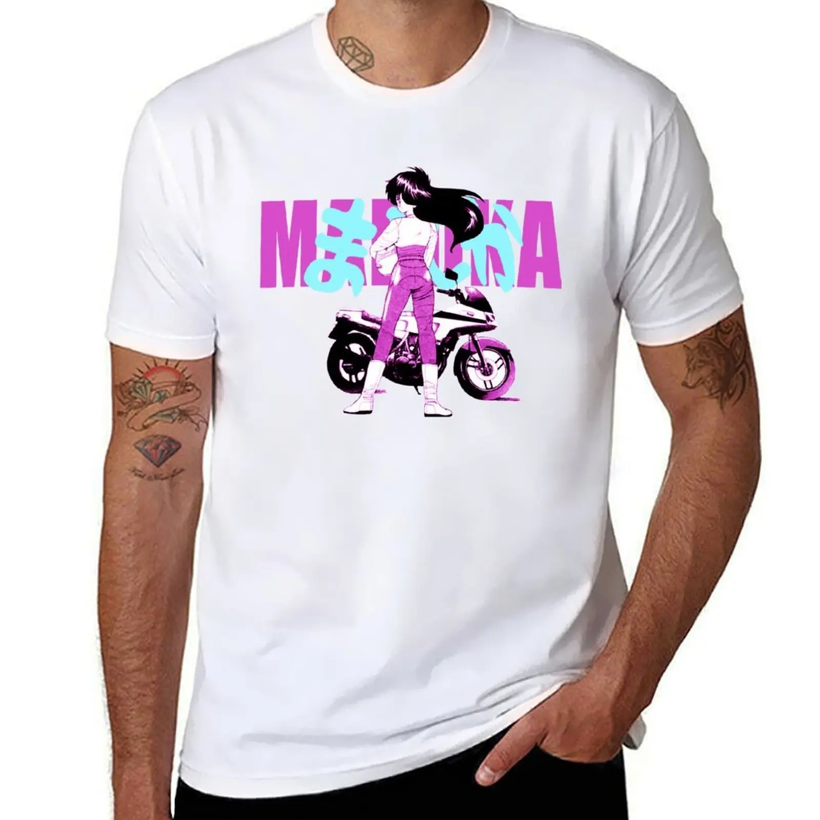 Футболка Madoka Ayukawa KOD, мужская упаковка, хлопковая черная хлопковая футболка, однотонная мужская футболка в упаковке