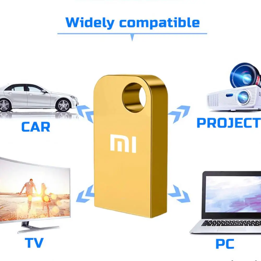 Фото Usb-флеш-накопитель Xiaomi в металлическом корпусе, водонепроницаемый, 1 ТБ, 512 ГБ, 256 ГБ, 128 ГБ, 64 ГБ, 32 ГБ №4