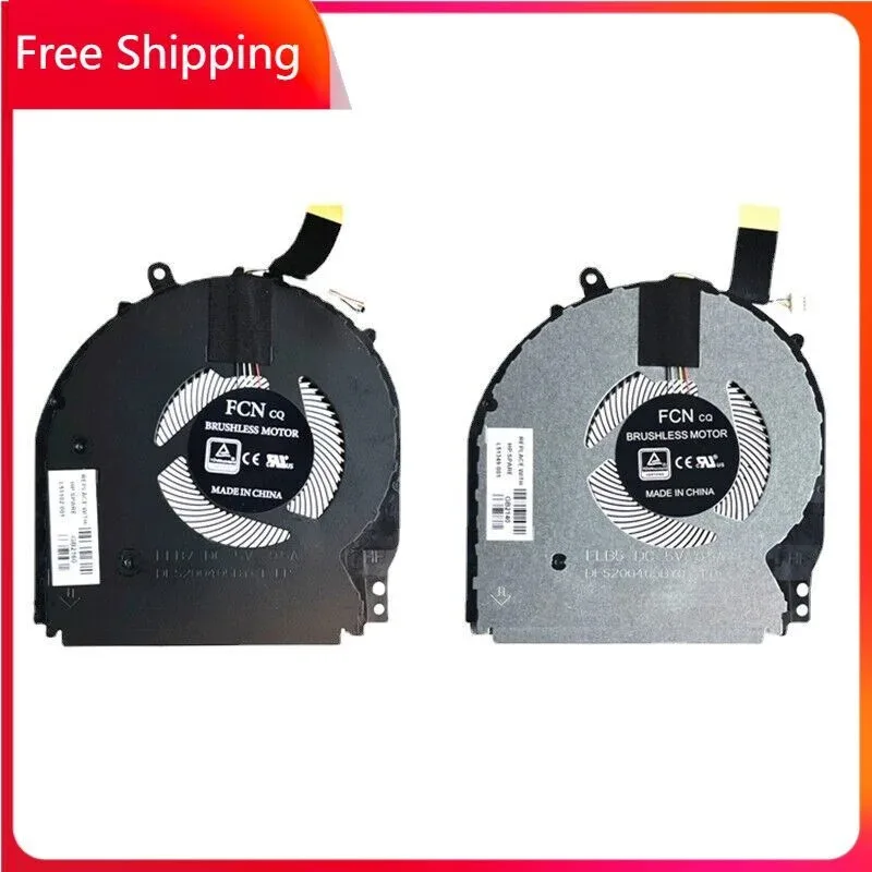 Охлаждающий вентилятор для HP 14-DH TPN-W139 L51102-001 15-DQ TPN-W140 L51349-001 1 шт.