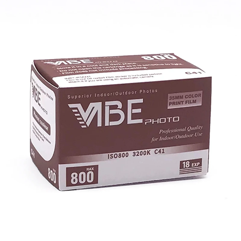 1-10 рулонов VIBE Max 800 цветная пленка ISO 800 135 отрицательная пленка 18EXP/рулон для камеры Kodak VIBE 501F (Срок годности: 12,2025)