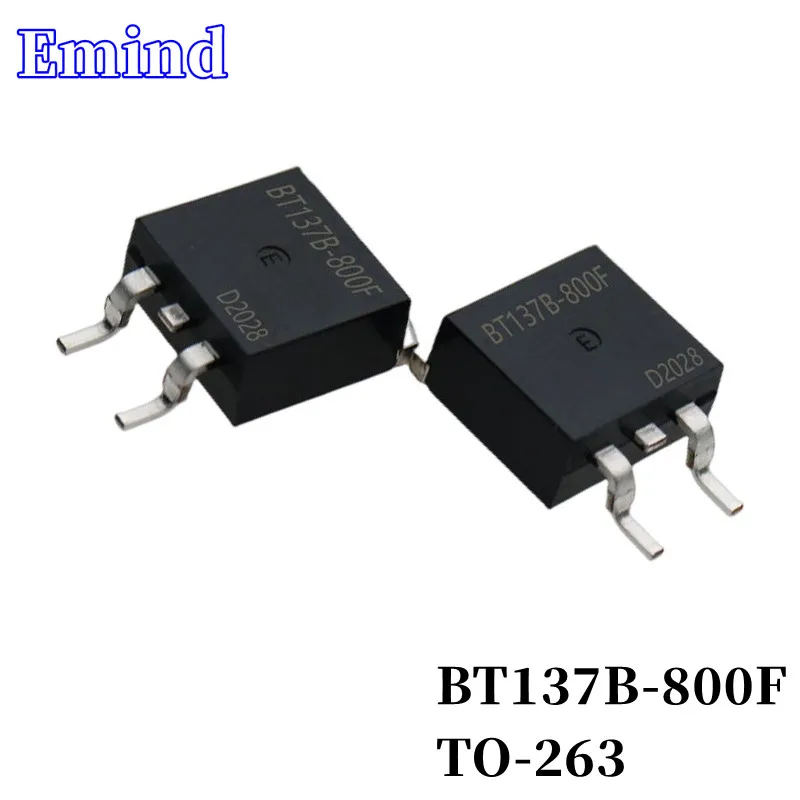 10 шт BT137B-800F Тиристор TO-263 8A/800V BT137B SMD Triac большой чип