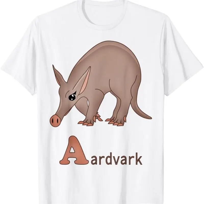 Футболка Aardvark для детей и взрослых, очень милая