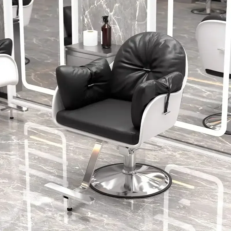 Фото Hair Salon Chair with Rotatable Lifting Function, Hair Salon Chair, Ironing and Dyeing Area, Hair Cutting Chair, Hydraulic Chair №2