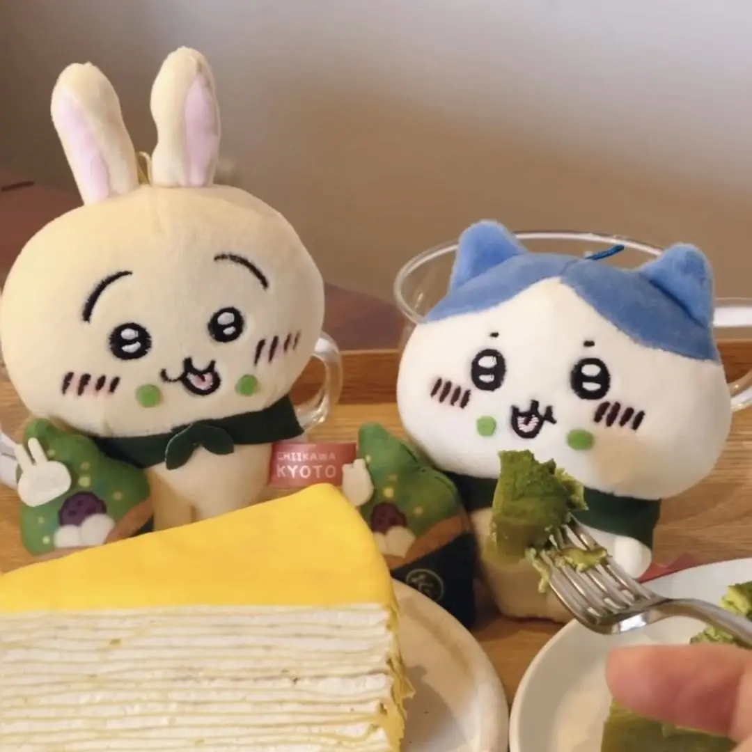 MINISO Matcha Chiikawa Biwa Lake Limited Chiikawa плюшевый кулон Hachiware Usagi плюшевая милая кукла в подарок интересные девушки