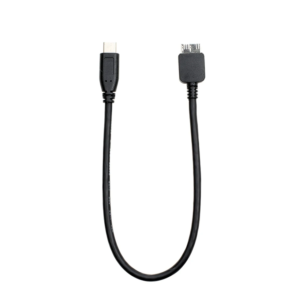 Кабельные разъемы USB 3.1 c to USB 3.0 micro b для жестких дисков, внешних жестких дисков, телефонов, ПК 30 см