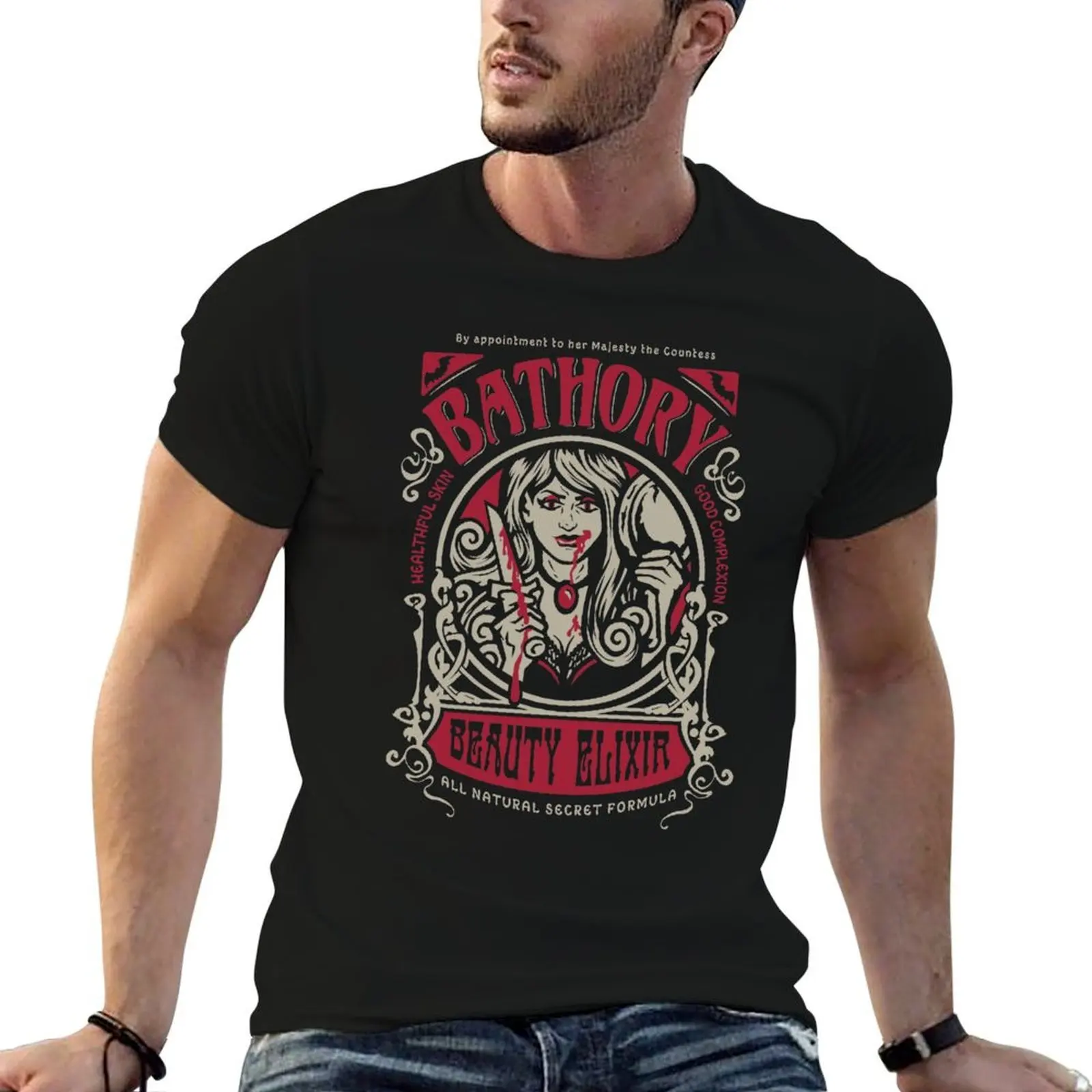 Футболка Bathory Beauty Elixer, мужская хлопковая мужская футболка, хлопковая футболка высокого качества