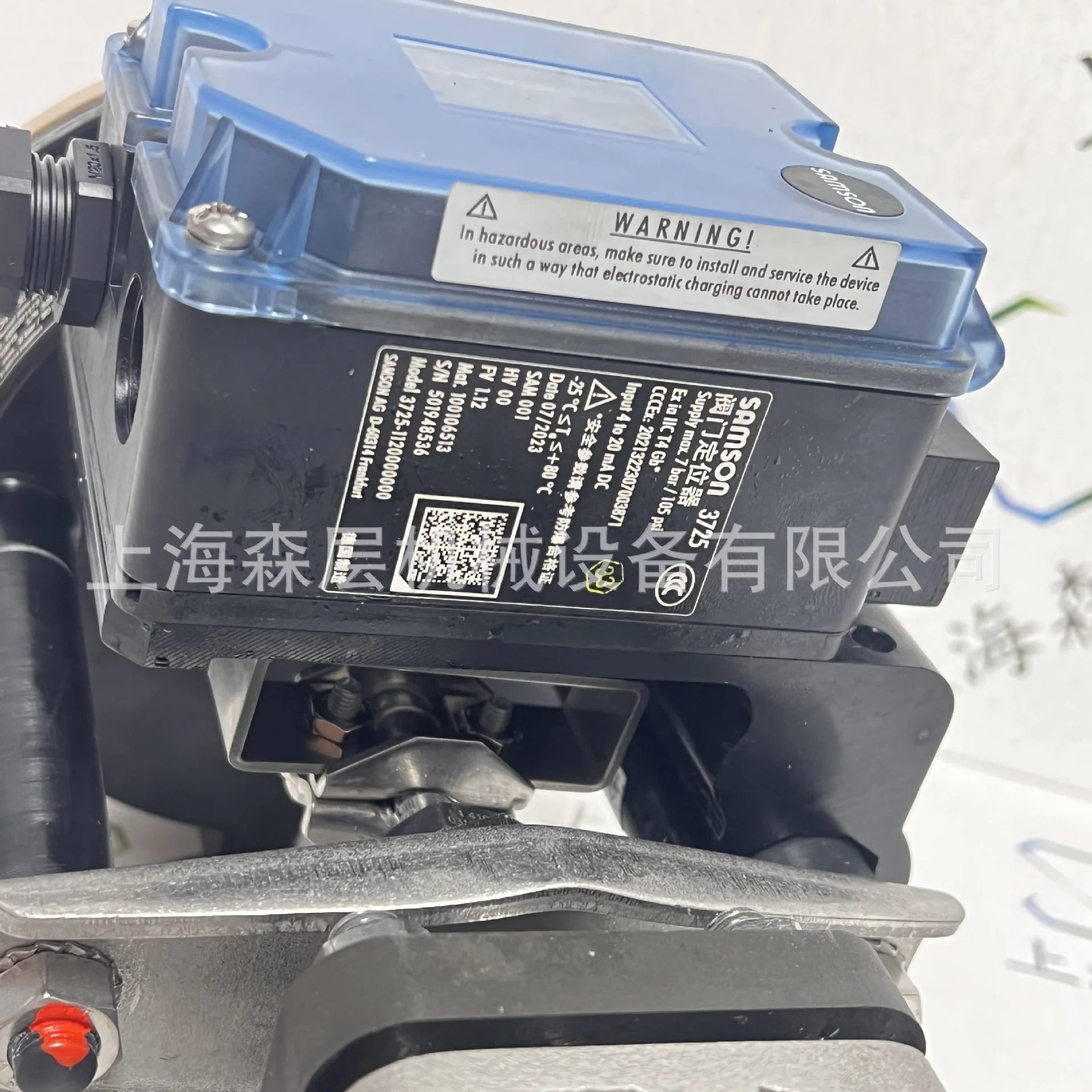 Фото Позиционер клапана Samson 3725-000000000 Shanghai Sen, специальное место №3