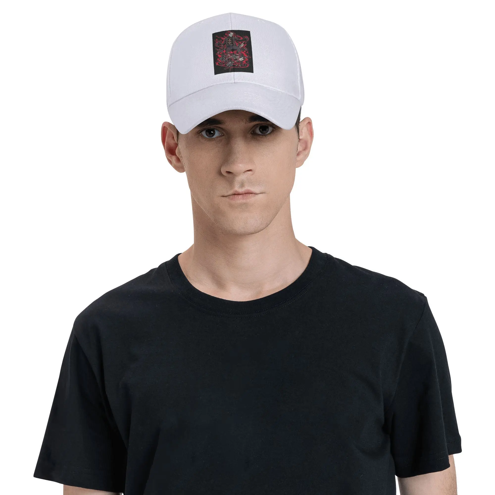 Фото Бейсболки Tobias Forge Ghost Snapback, модные бейсболки, дышащие повседневные бейсболки, уличные унисекс №2