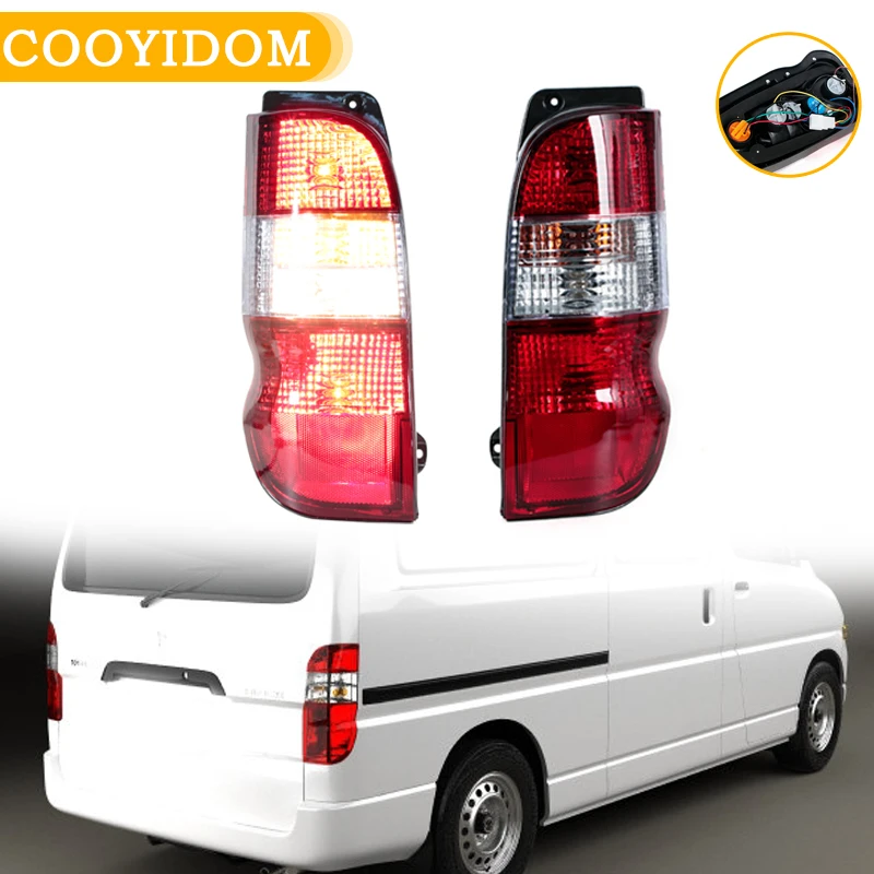 Предупреждающий барьер заднего фонаря для Toyota Hiace IV 81551-26310 81561-26310, указатель поворота, автомобильный задний фонарь в сборе