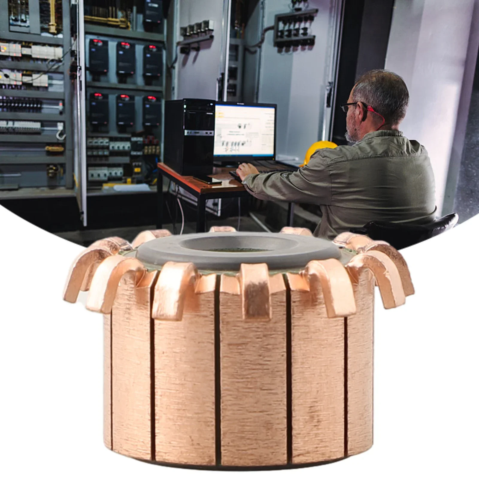 12P зубья медный крюк, электрические двигатели, комутушки CHY-3389-12 для электроинструмента, промышленный медный коммутатор 8x23x17 мм, часть
