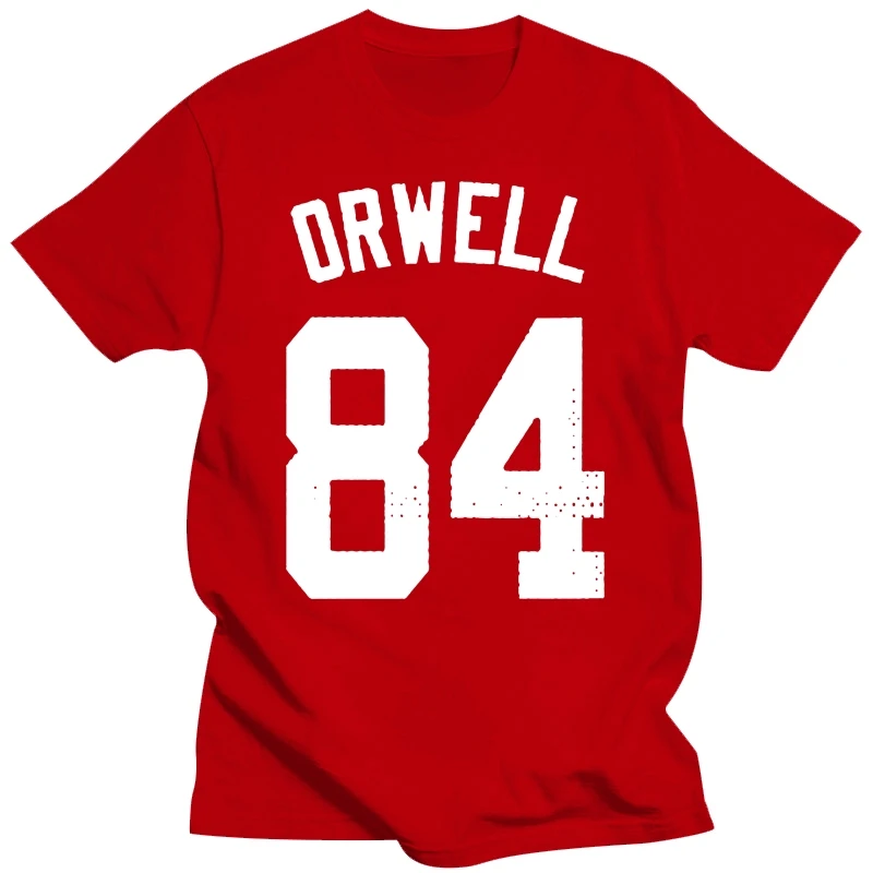Фото Мужская футболка George Orwell 1984 унисекс, женская футболка, футболки, топ №4