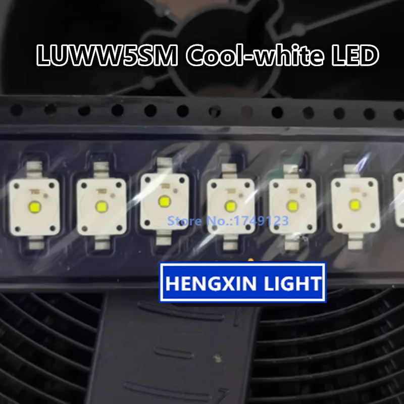 O-S LUW W5SM LUWW5SM Холодный белый светодиод, PLCC-2 1A 3,5 В Высокая яркость 1 Вт-3 Вт 6070/7060 Лампы-бусины