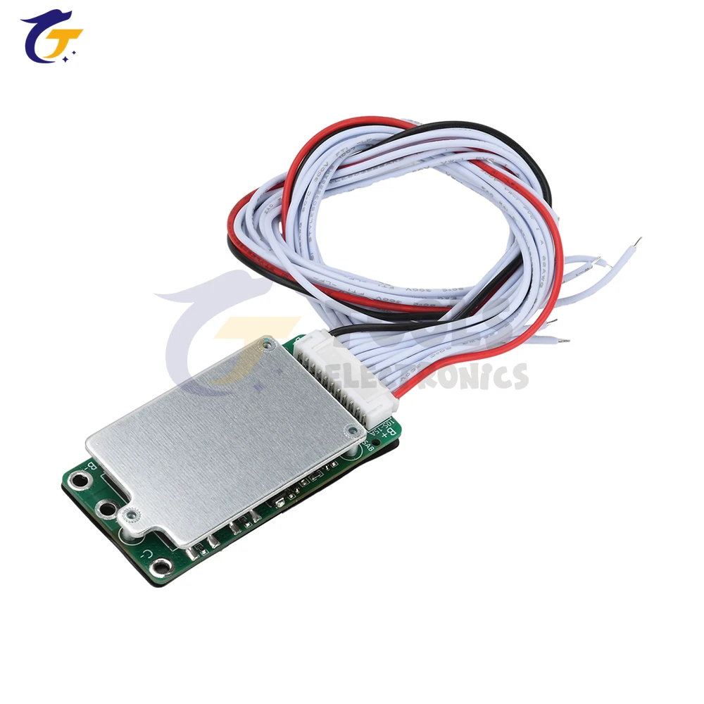 Фото 10S 36V 15A BMS плата защиты литиевой батареи для электромобиля, велосипеда 18650, зарядная печатная плата, система управления литиевой батареей №2