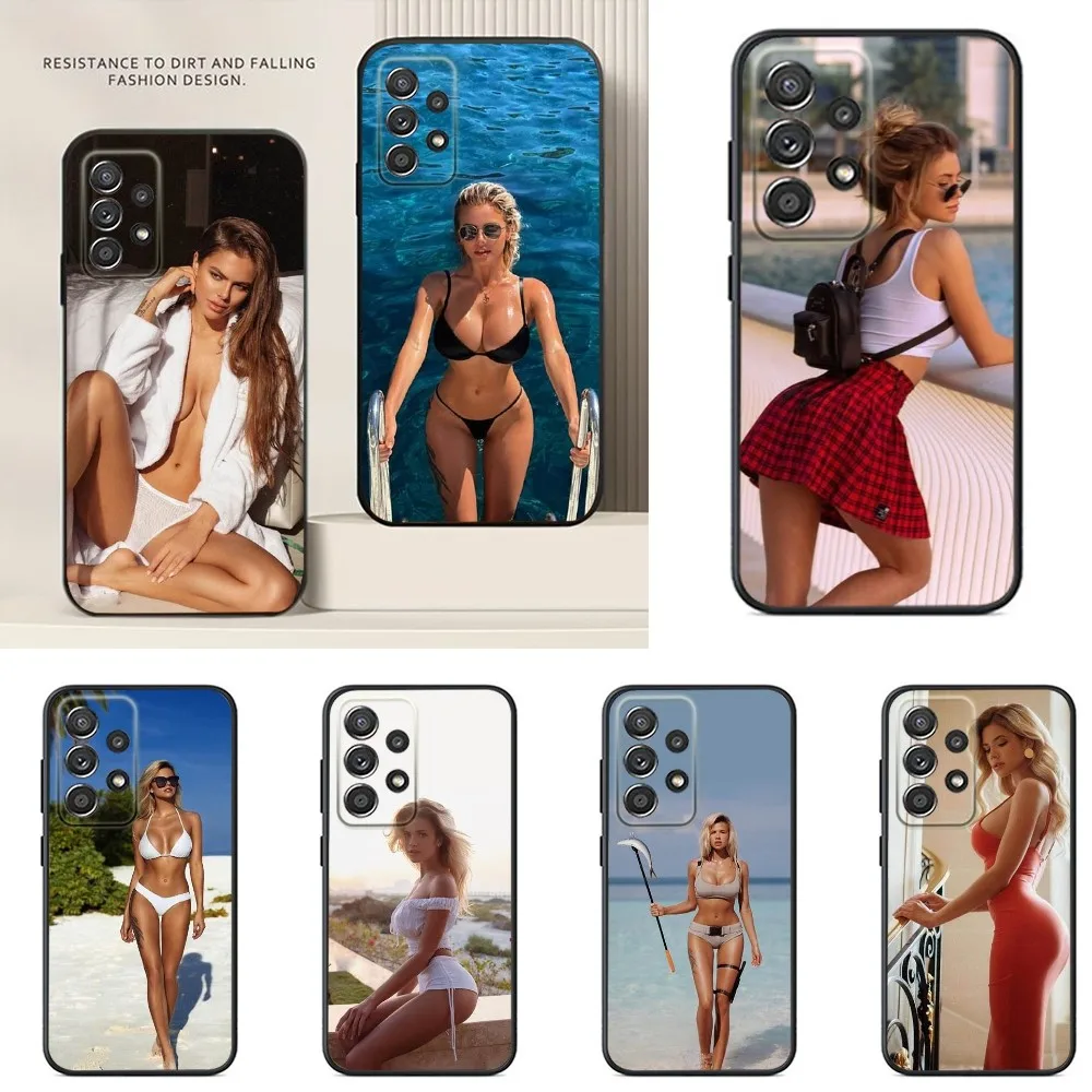 Чехол для телефона Model Nata Lee для Samsung S24, S23, S22, S21, S20, S10, S10E, S9 Plus FE Note 20 Ultra 10,9 Plus, черный чехол