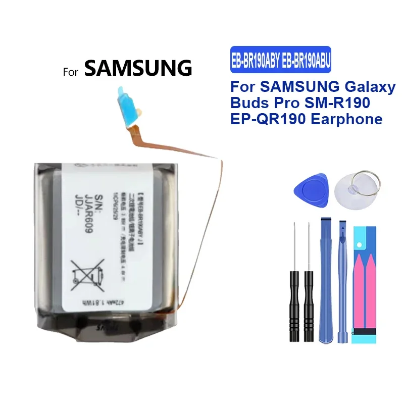 Фото Для SAMSUNG Galaxy Buds Pro SM-R190 EP-QR190 аккумулятор для наушников 472 мАч, компактный и эффективный №5