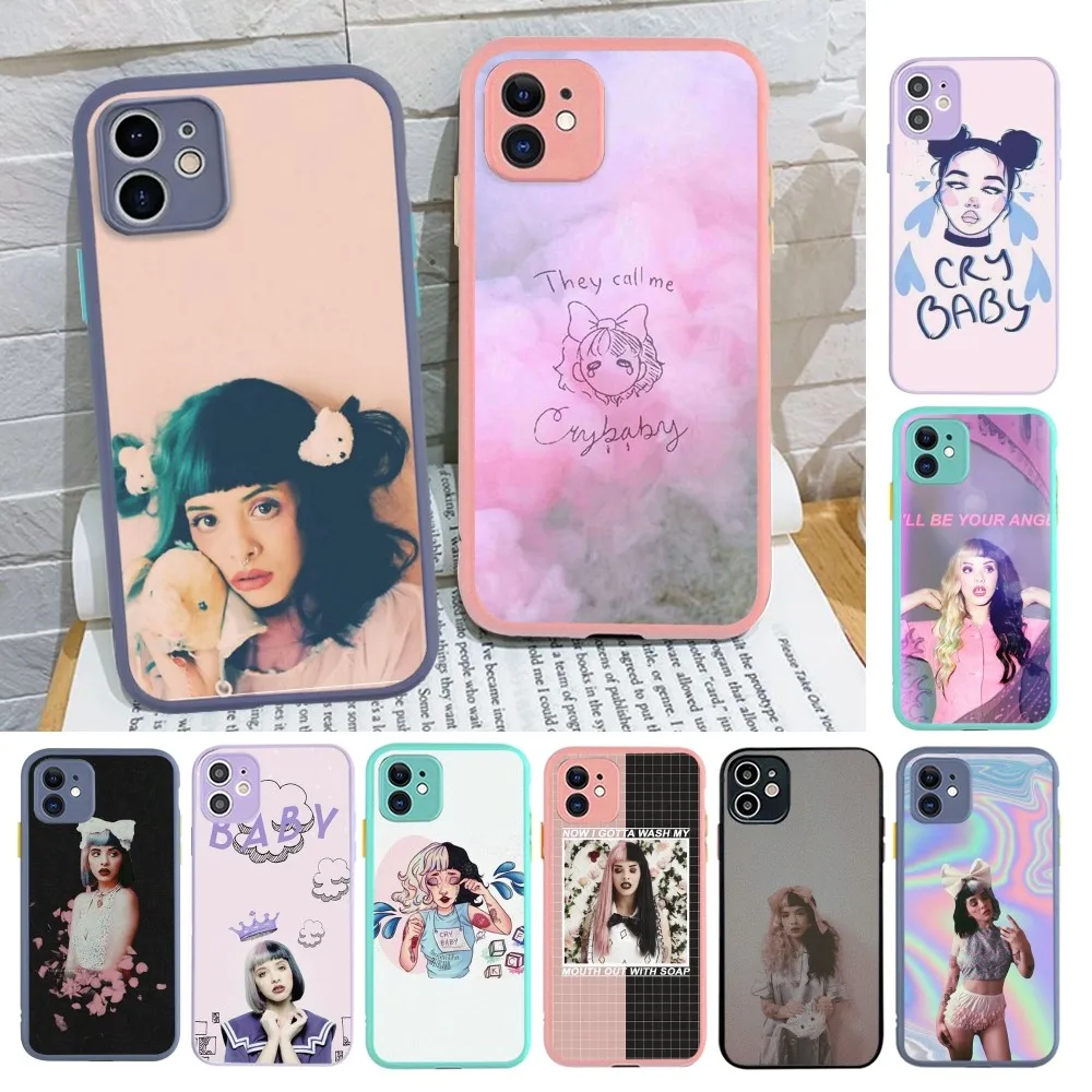 ka Melanie Martinez Etui na telefon iPhone 14 11 12 13 Mini Pro Max 8 7 Plus X XR XS MAX Półprzezroczysta matowa obudowa