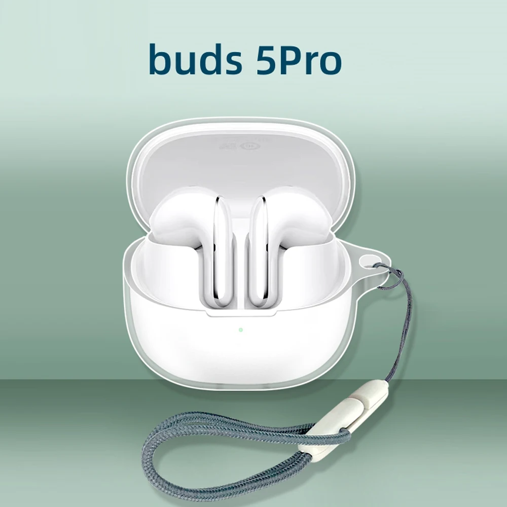 Высококачественный прозрачный силиконовый чехол для наушников Xiaomi Buds5 Pro, водонепроницаемый мягкий защитный чехол для наушников