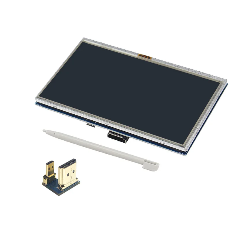 Фото Raspberry Pi 4B 5-дюймовый резистивный сенсорный экран — 800X480 HD TFT ЖК-монитор с сенсорной панелью и платой драйвера для проектов DIY №2