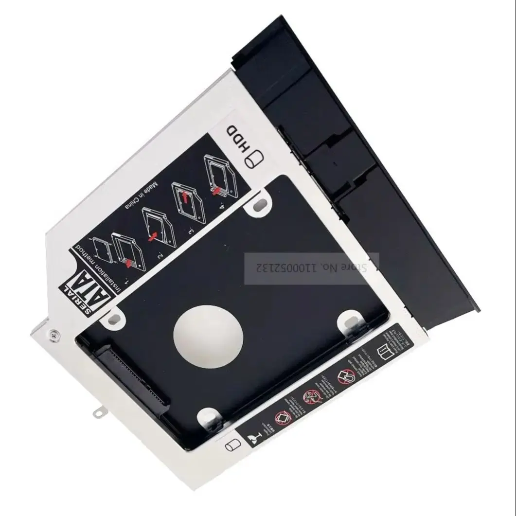 Фото Безель 2-й SSD HDD Жесткий диск Оптический отсек Caddy Frame Кронштейн для Lenovo B50 B51 B50-40 B50-45 B50-70 B50-80 B51-35 B51-40 B51-45 №3