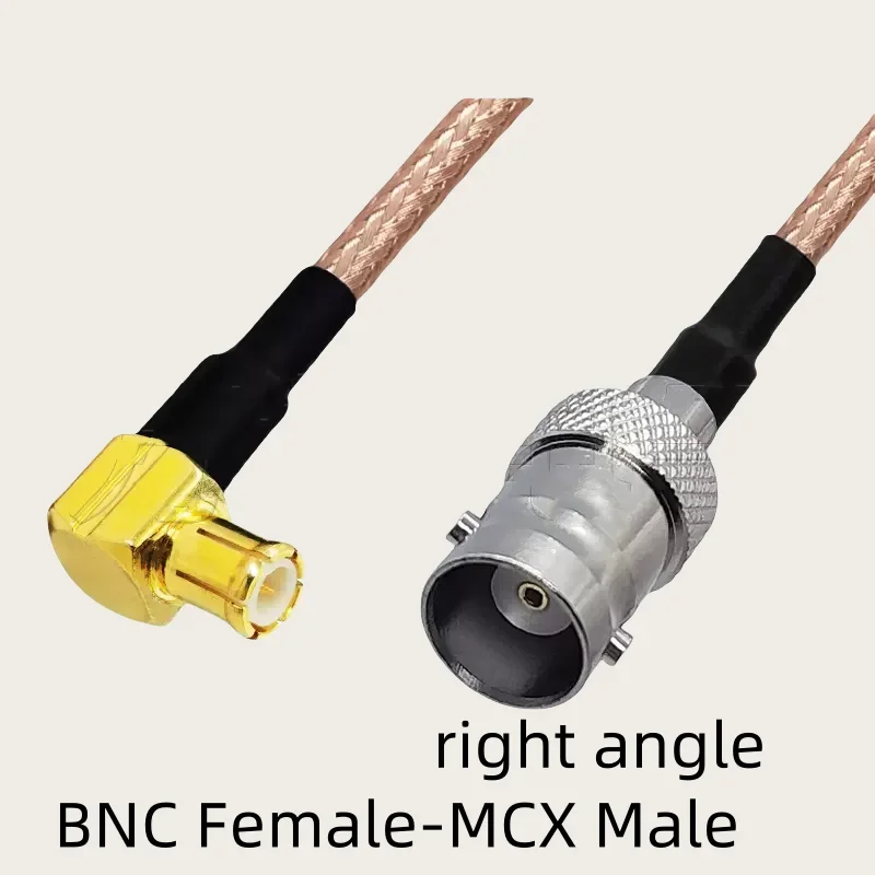 Прямоугольный штекер BNC к MCX и гнездовой разъем RF Коаксиальная перемычка Косичка RG316 Кабель (art.: 3920cf1395f59) - 3920cf1395f59