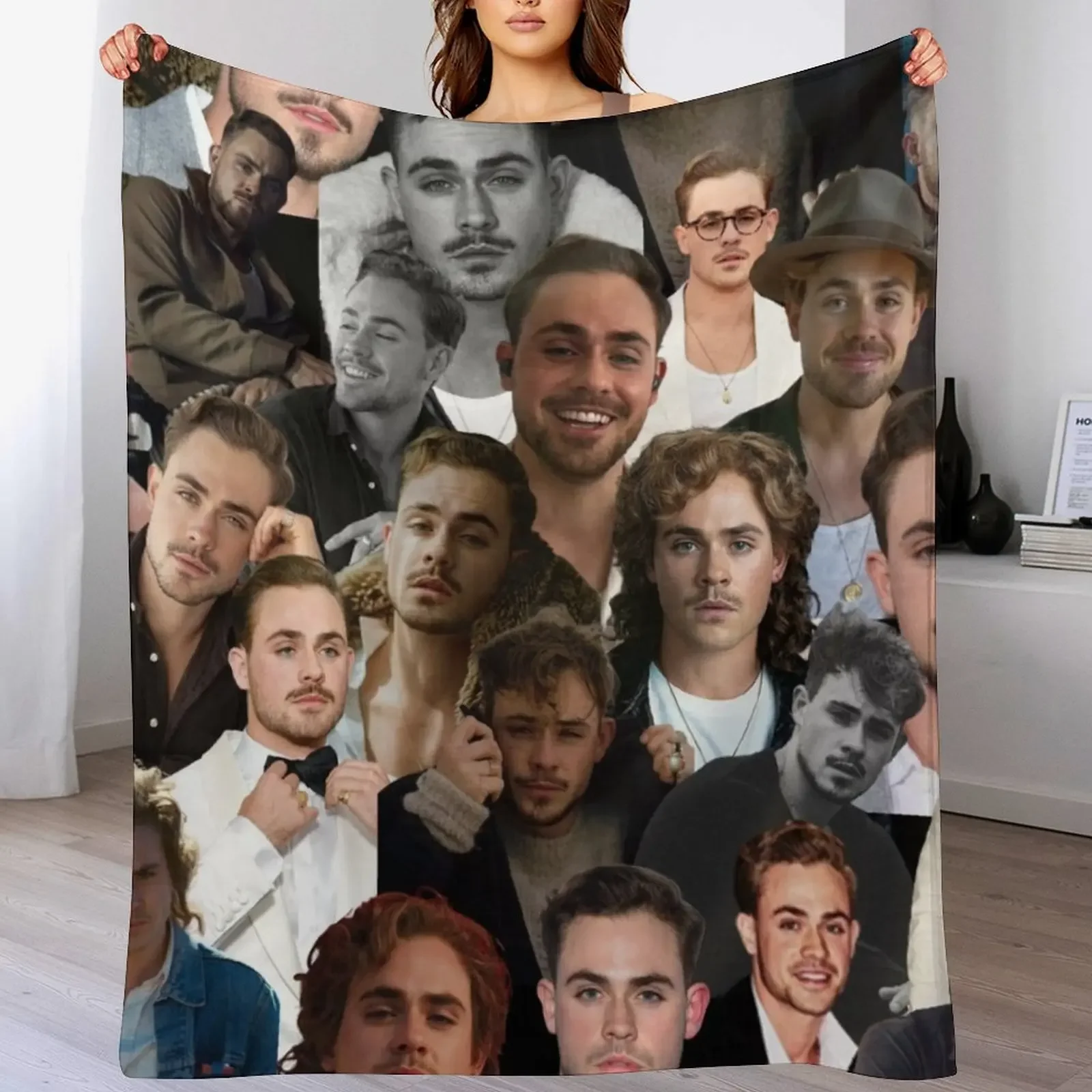 Фотоколлаж Dacre Montgomery, одеяло, свободное красивое детское теплое зимнее одеяло