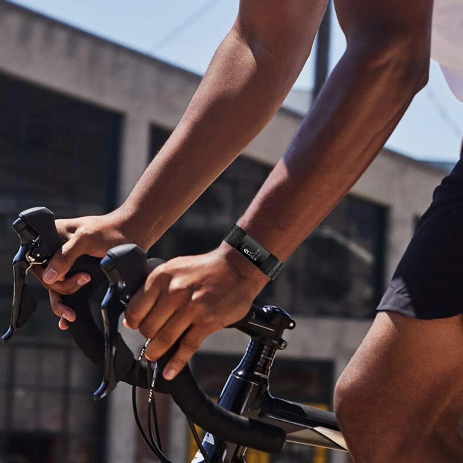 Фото Ультрапрочный модный современный регулируемый кожаный ремешок для Fitbit Charge 4/3-прочный, совместимый, нейтральный, стильный №4