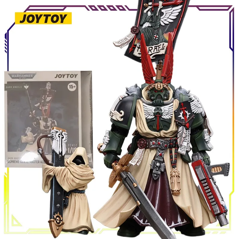 Фото JOYTOY оригинальная фигурка Warhammer 40K серии Astat, The Dark Angel, The Supreme Master Azriel, модель игрушки для мальчиков №3