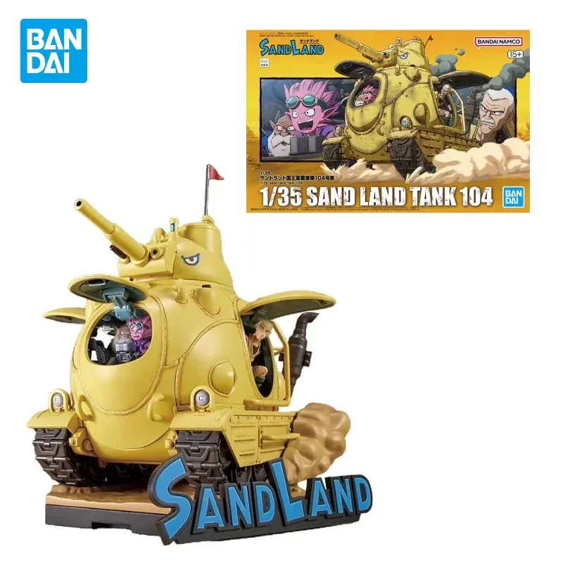 В наличии оригинальная Bandai, подлинная 1/35 SAND LAND TANK 104, сборка, аниме, экшн-фигурка, модель игрушки, коллекция украшений, подарки для детей