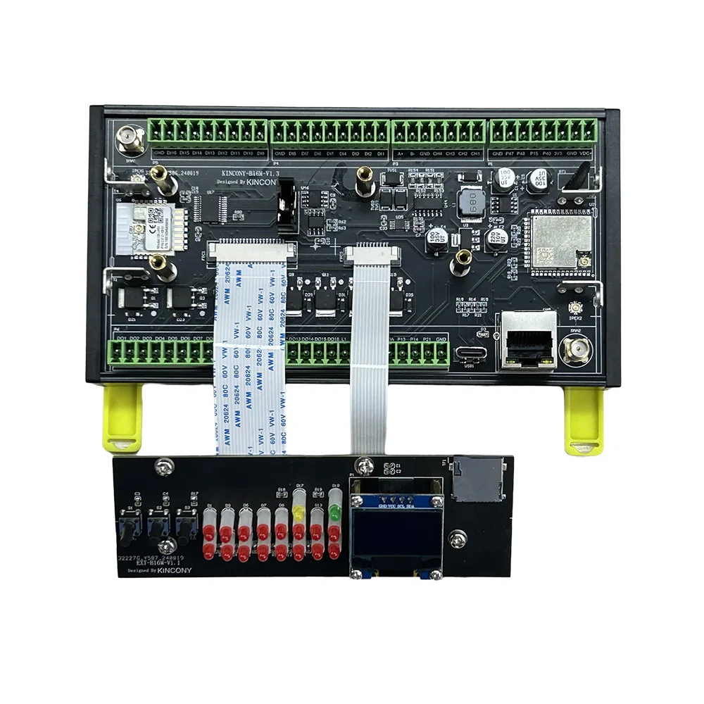 Умный контроллер Kincony B16M ESP32-S3-WROOM-1U SD-карта RTC Clock Chip ЖК-дисплей ESPHome Tasmota Tuya MQTT RS485 Modbus I2C