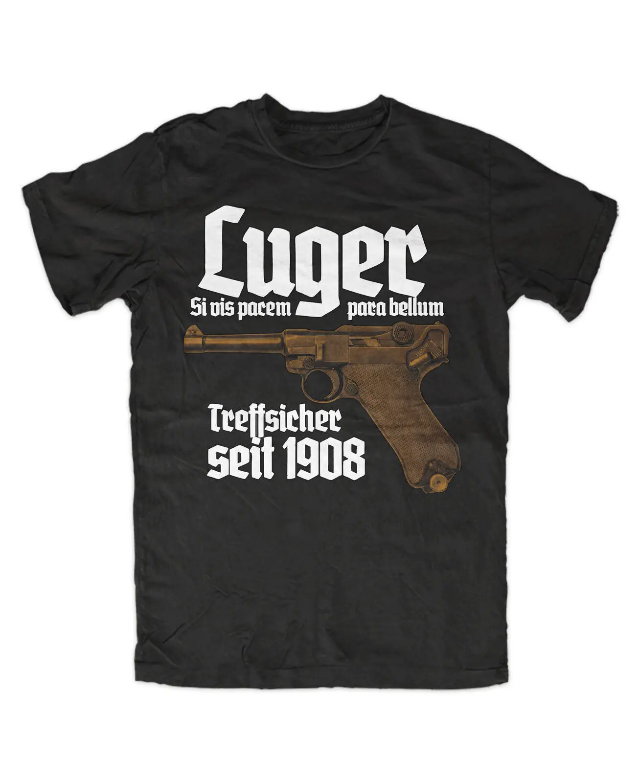 Luger, Премиум футболка, пистолет 08, Парабеллум, самозагружающийся пистолет, Германия