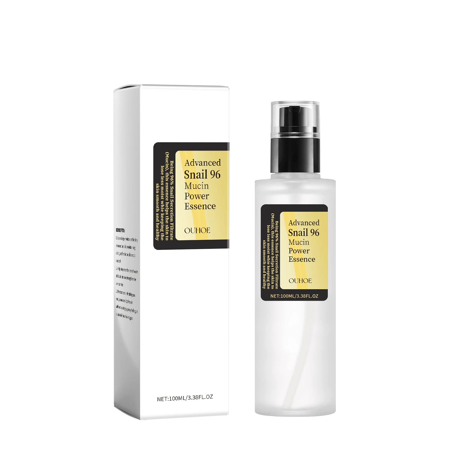 Snail 96 Mucin Power Essence - 100 мл |   Увлажняющий и восстанавливающий лицо для сияющей кожи |   Корейская формула по уходу за кожей