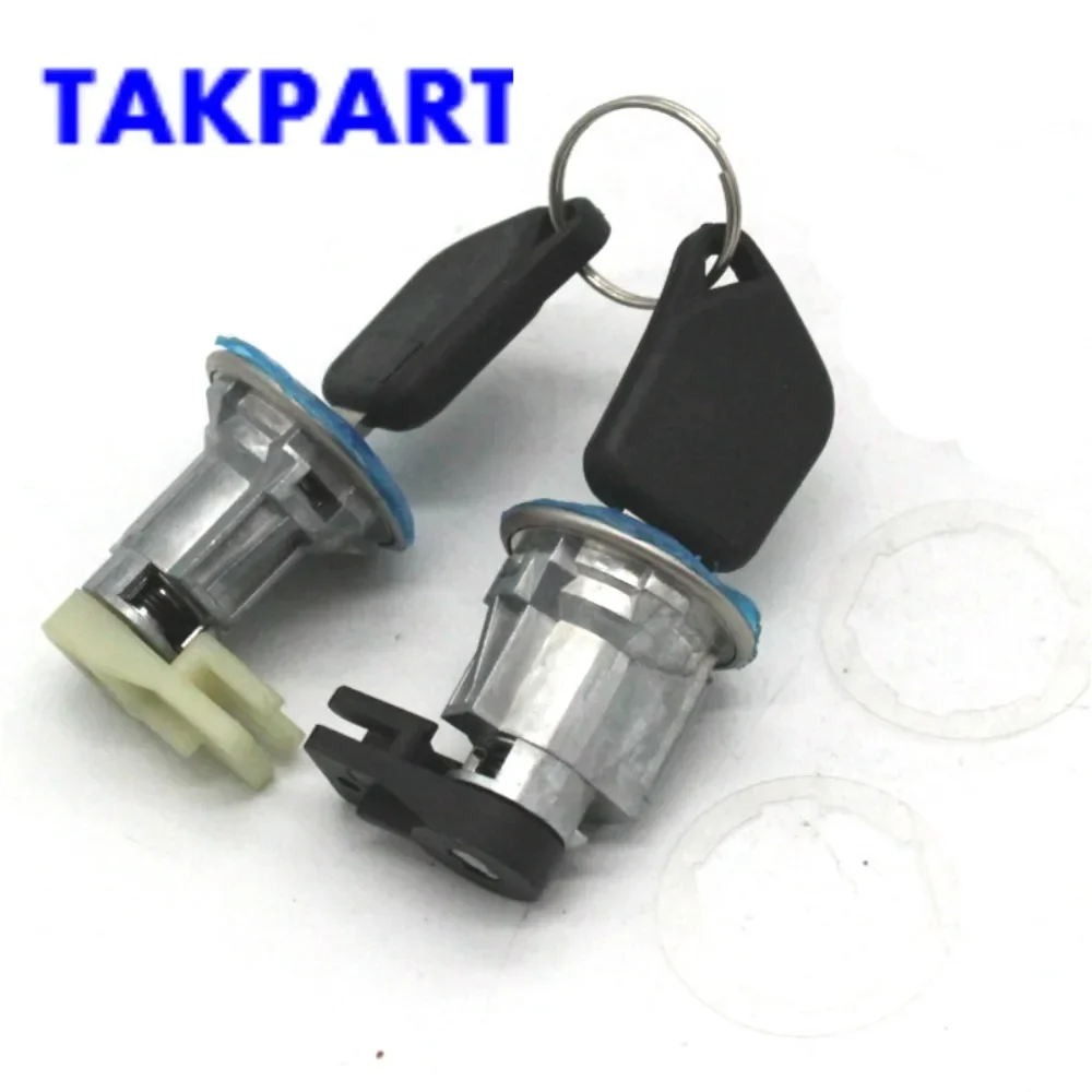 Набор бочек TAKPART для передней двери с ключами для Peugeot 106 MK2 1997-2004 205 405