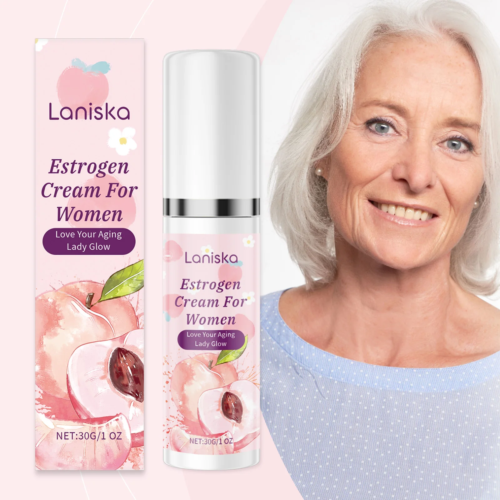 Крем Estrogen — формула аллантоина и глицерина для интимного здоровья и старения кожи женщин — 30 г (art.: 3920cf3153787) - 3920cf3153787