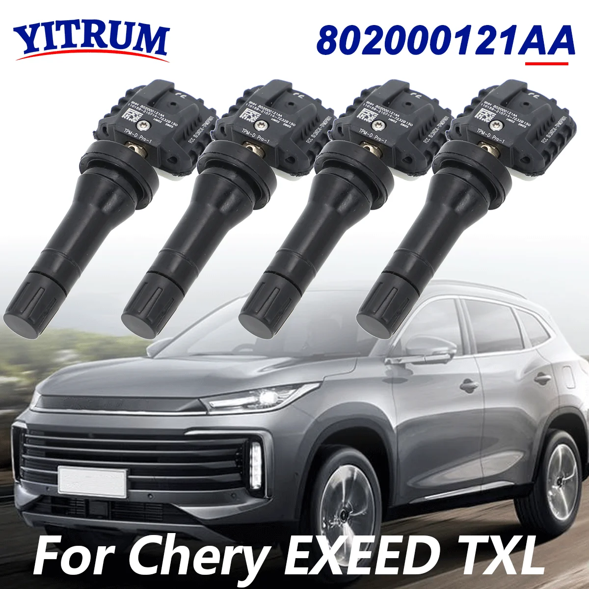 Датчик шин TPMS для Chery EXEED TXL 2023 2024 RX C-DM COWIN October Showjet Система контроля давления в шинах 433 МГц 802000121 АА