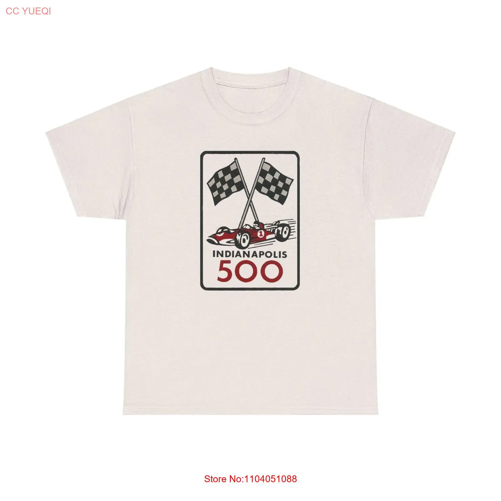 Ретро автомобиль культура Тройник Индианаполис 500 NWT S-3XL